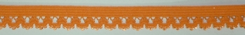 Elastic Lace flowerdesign 15mm (60 m), Orange 145